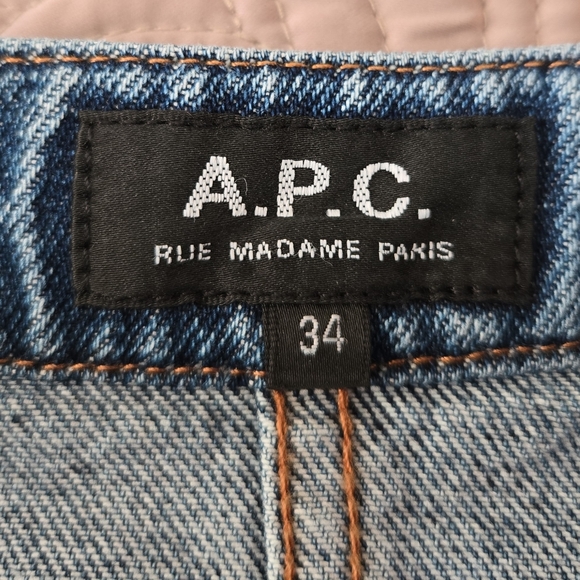 A.P.C. DENIM MINI SKIRT - Picture 3 of 8